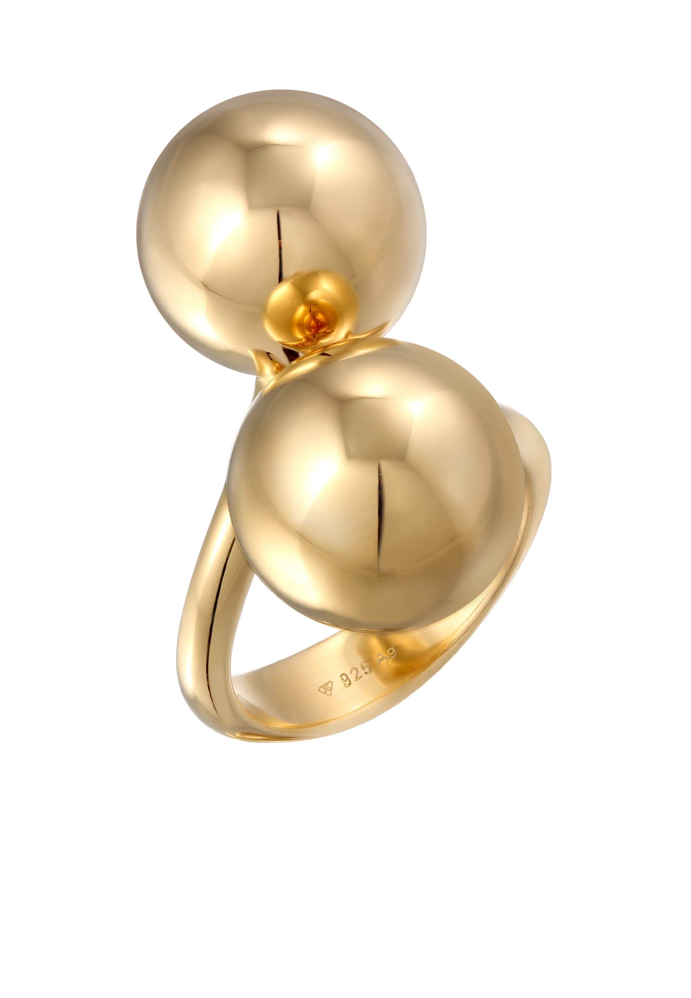 ELLI PREMIUM Ring 'Chunky' in Gold: front
