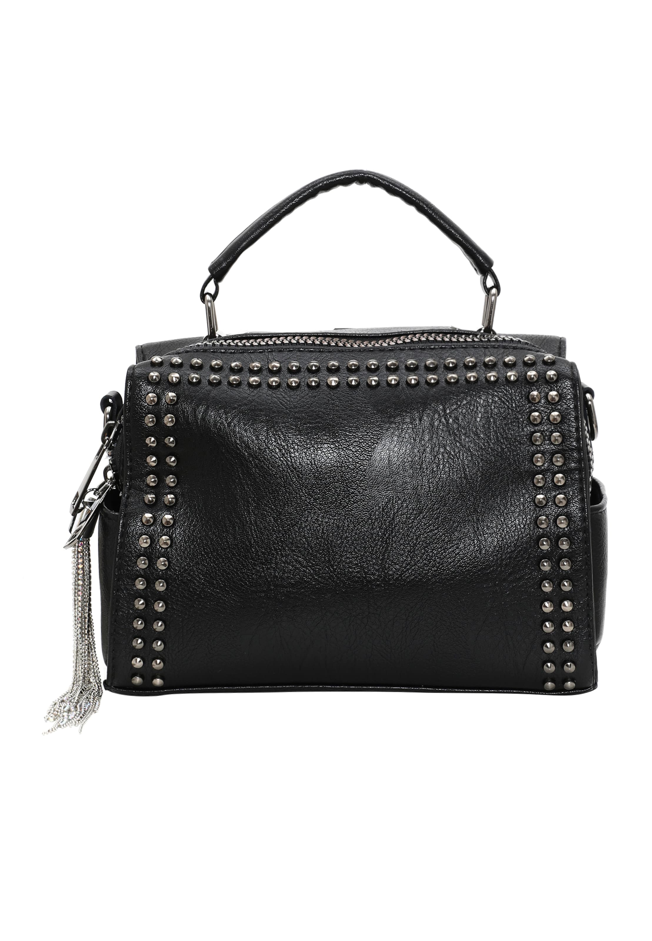 Poșete de la faina pe negru: față