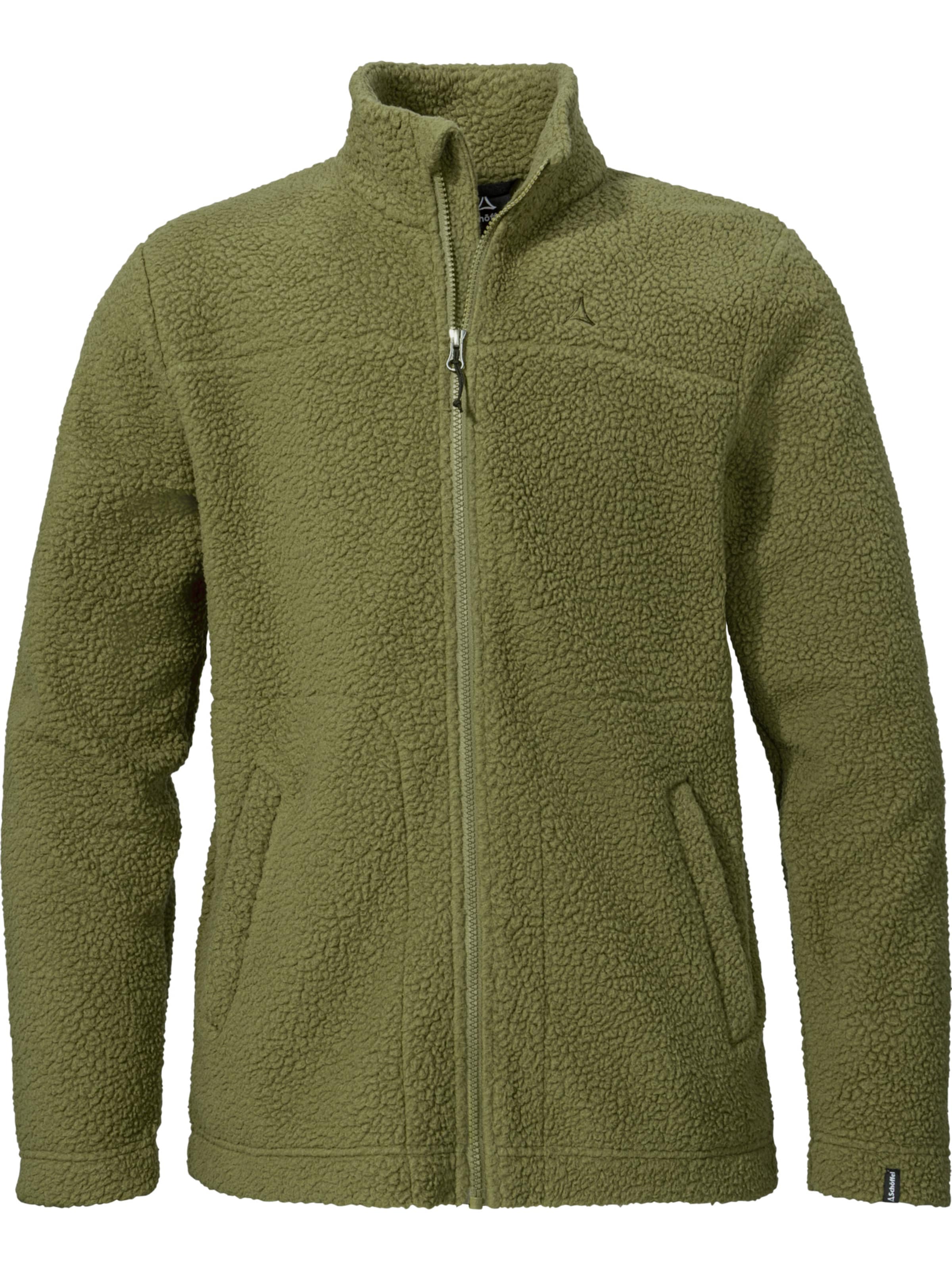 Schöffel Funktionele fleece-jas in Groen: voorkant