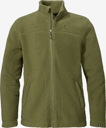 Schöffel Funktionele fleece-jas in Groen: voorkant