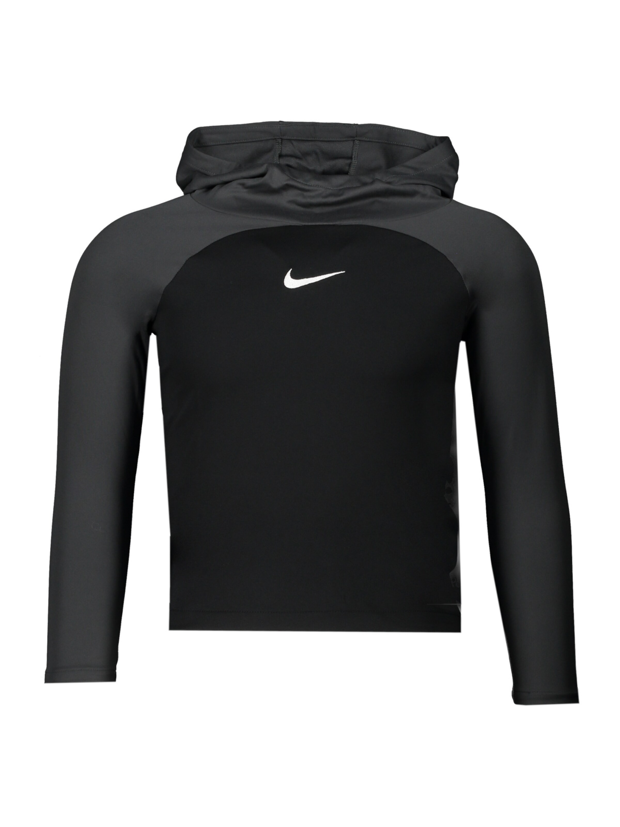 NIKE Athletic Sweatshirt in Black: front