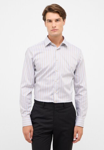 ETERNA Slim fit Zakelijk overhemd in Grijs: voorkant