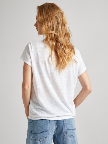 T-shirt 'LILIAN' Pepe Jeans en blanc