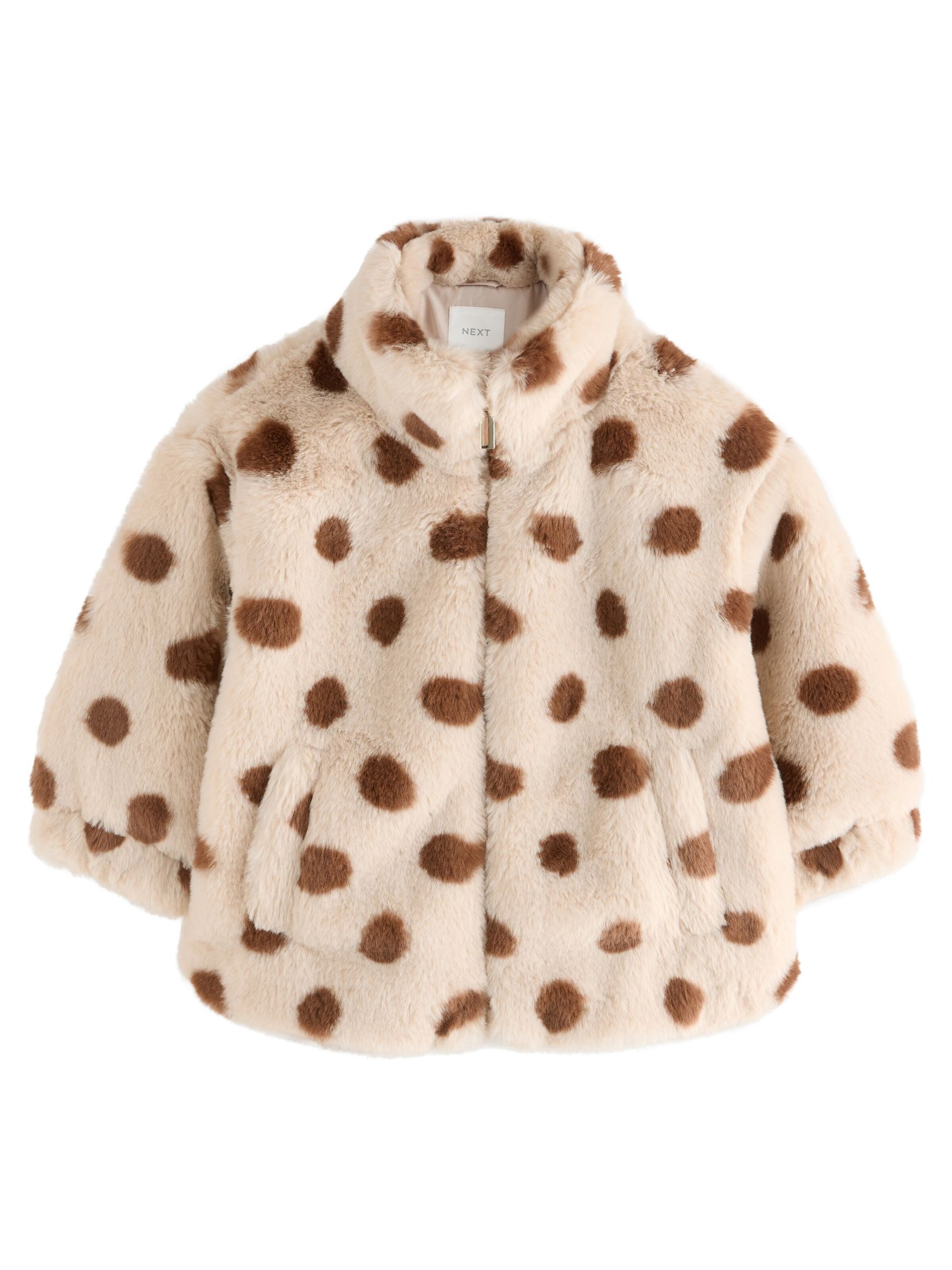 Next Přechodná bunda – hnědá: přední strana