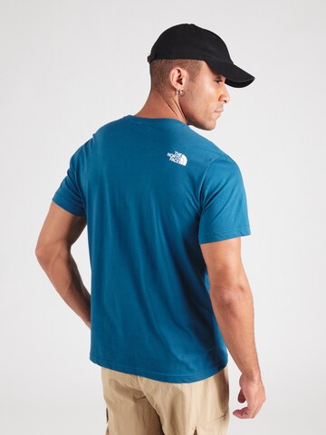 THE NORTH FACE Футболка 'MOUNTAIN LINE' в Синий