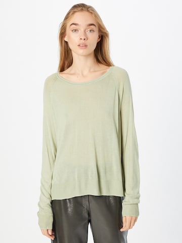 ZABAIONE Sweater 'Saya' in Green: front