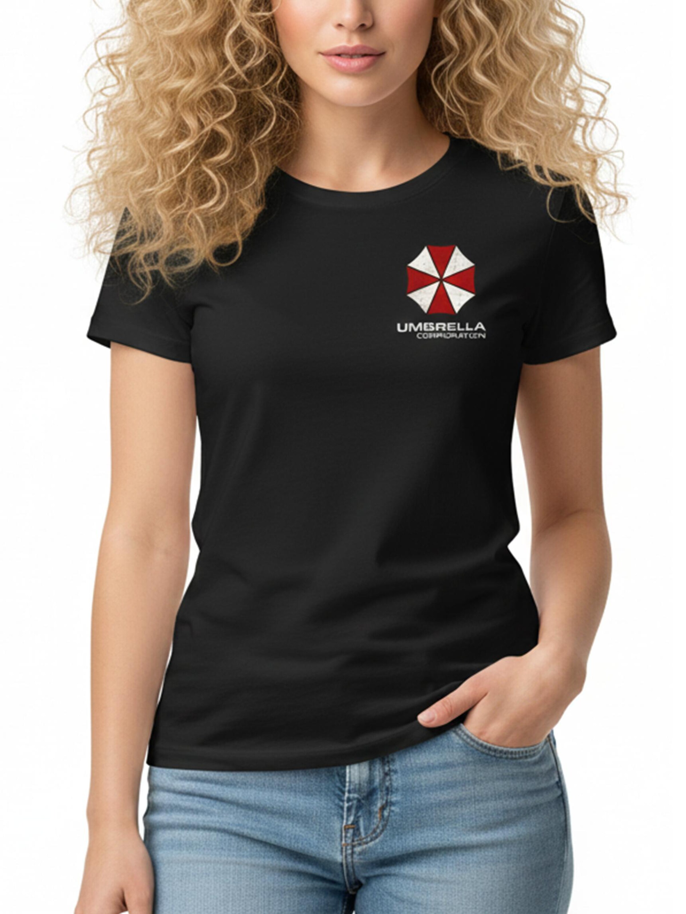 MAKAYA Shirt 'Umbrella' in Black