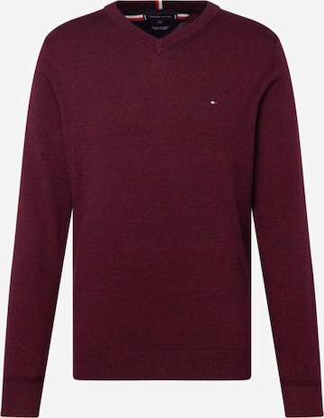 Pull-over TOMMY HILFIGER en rouge : devant