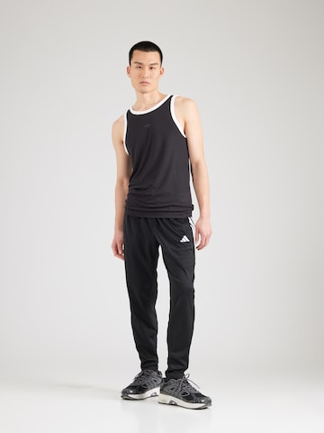 ADIDAS PERFORMANCE Tapered Sportsbukser i sort