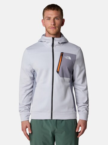 THE NORTH FACE Athletic fleece jacket in White: front