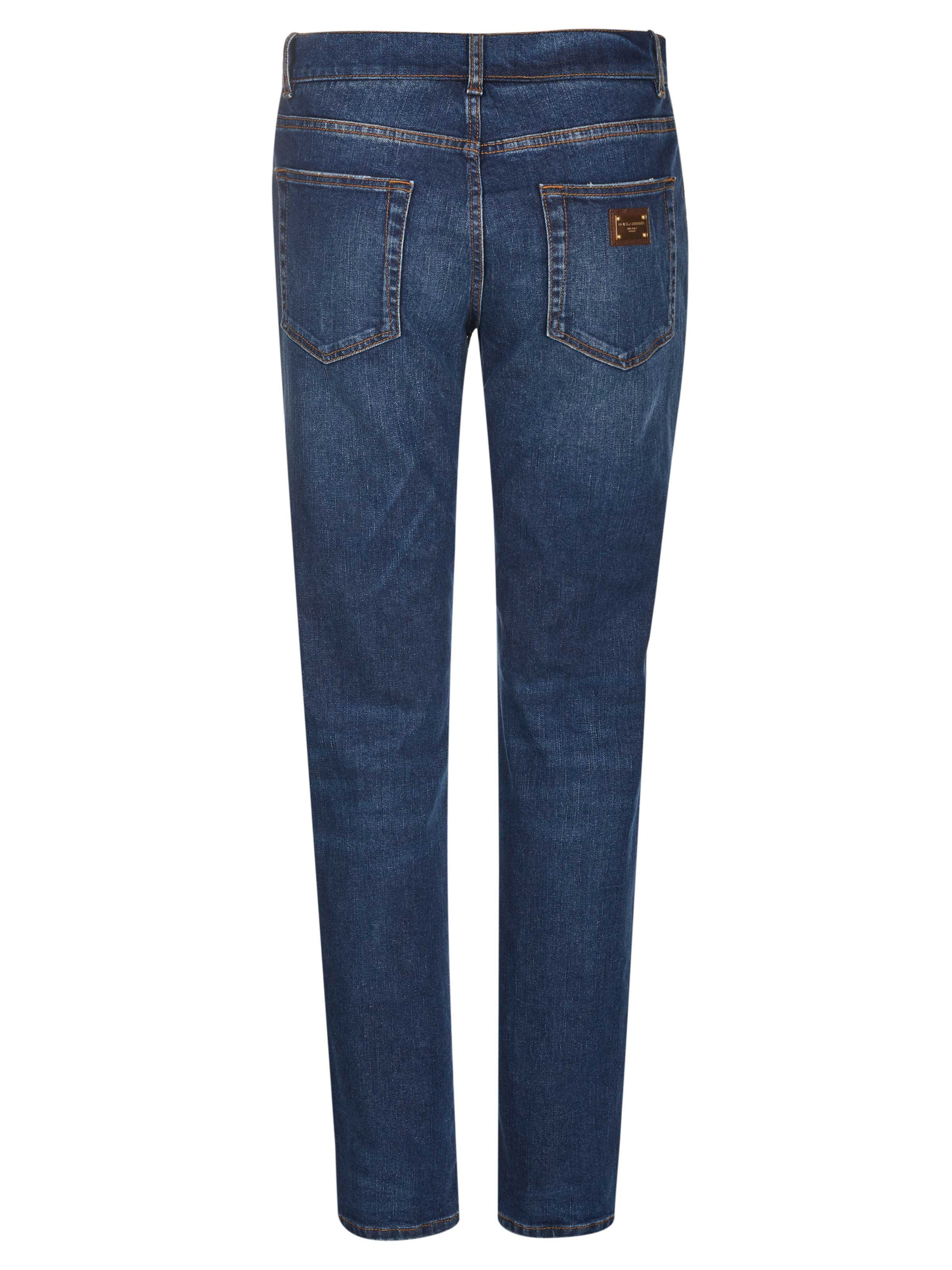 DOLCE & GABBANA Regular Jeans in Schwarz