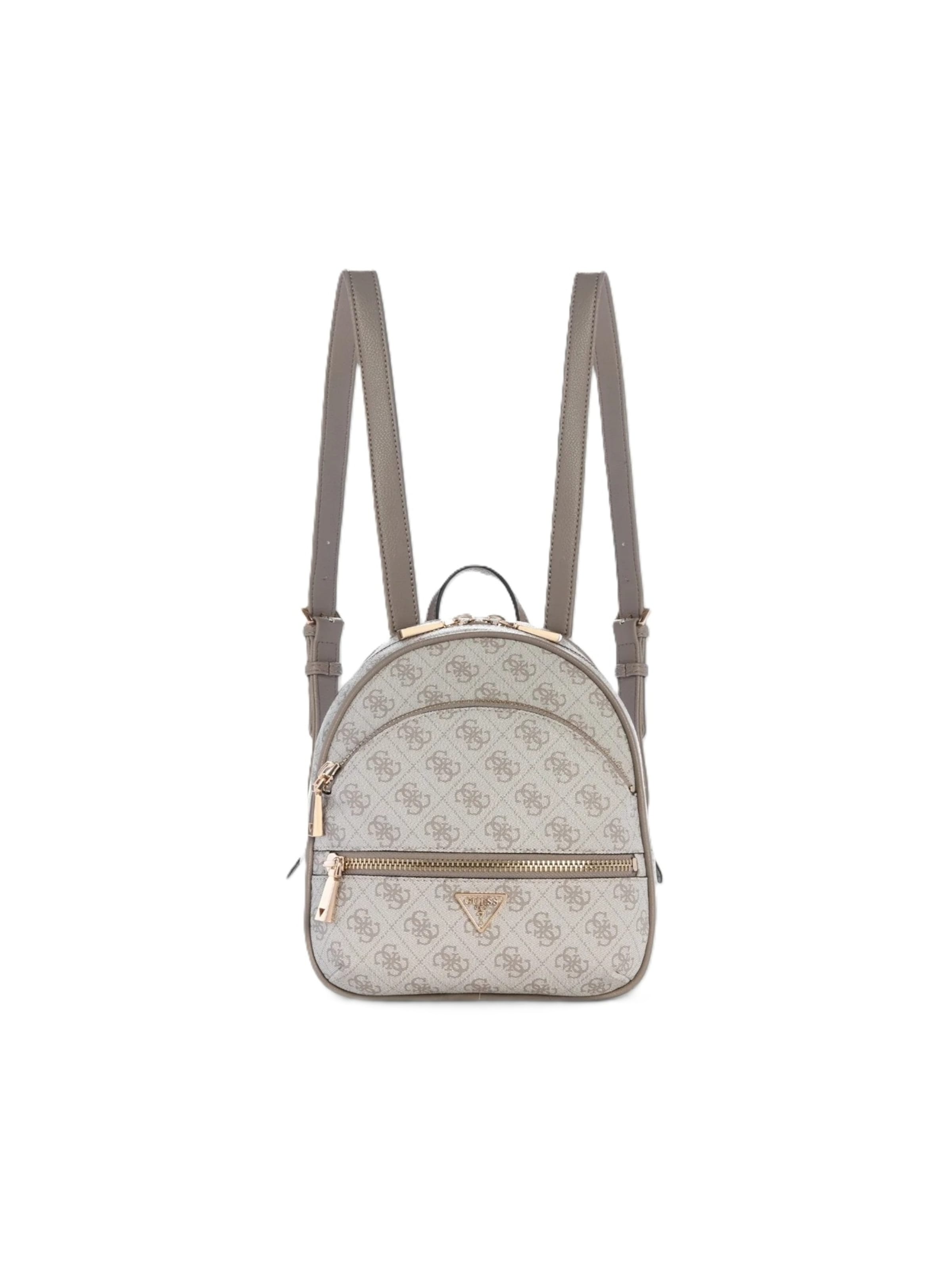 GUESS - Mochila 'Manhattan II' em castanho: frente