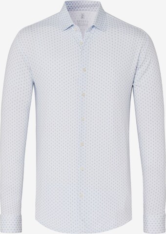 DESOTO Slim fit Button Up Shirt 'Kent' in Blue: front