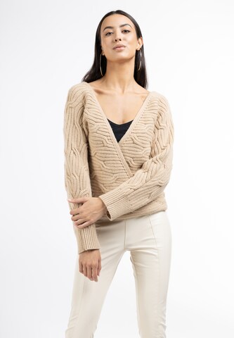 Pull-over 'Tylin' faina en beige : devant