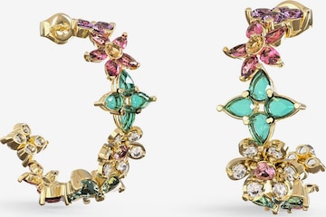 GUESSNaušnice 'CRYSTAL FLOWERS' - zlatna boja: prednji dio