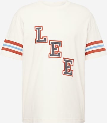 T-Shirt Lee en beige : devant