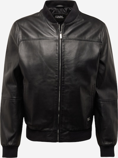 Karl Lagerfeld Демисезонная куртка в Черный / Белый, Обзор товара