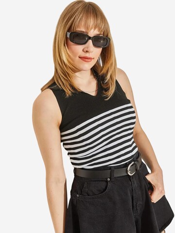 Tops en tricot Bianco Lucci en noir