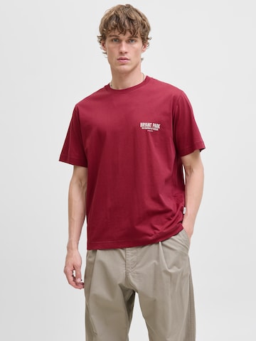 JACK & JONES Тениска 'JORYORK' в червено