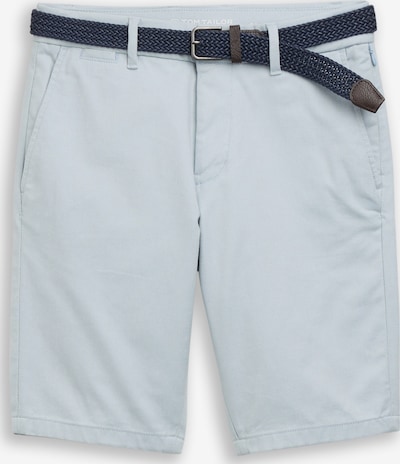 „Chino“ stiliaus kelnės iš TOM TAILOR, spalva – šviesiai mėlyna / balta, Prekių apžvalga