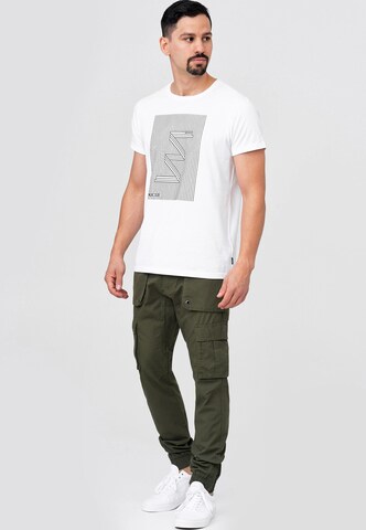 Regular Pantalon cargo 'Leonard' INDICODE JEANS en vert