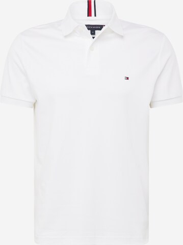 TOMMY HILFIGER Poloshirt 'ESSENTIAL' in Weiß: predná strana