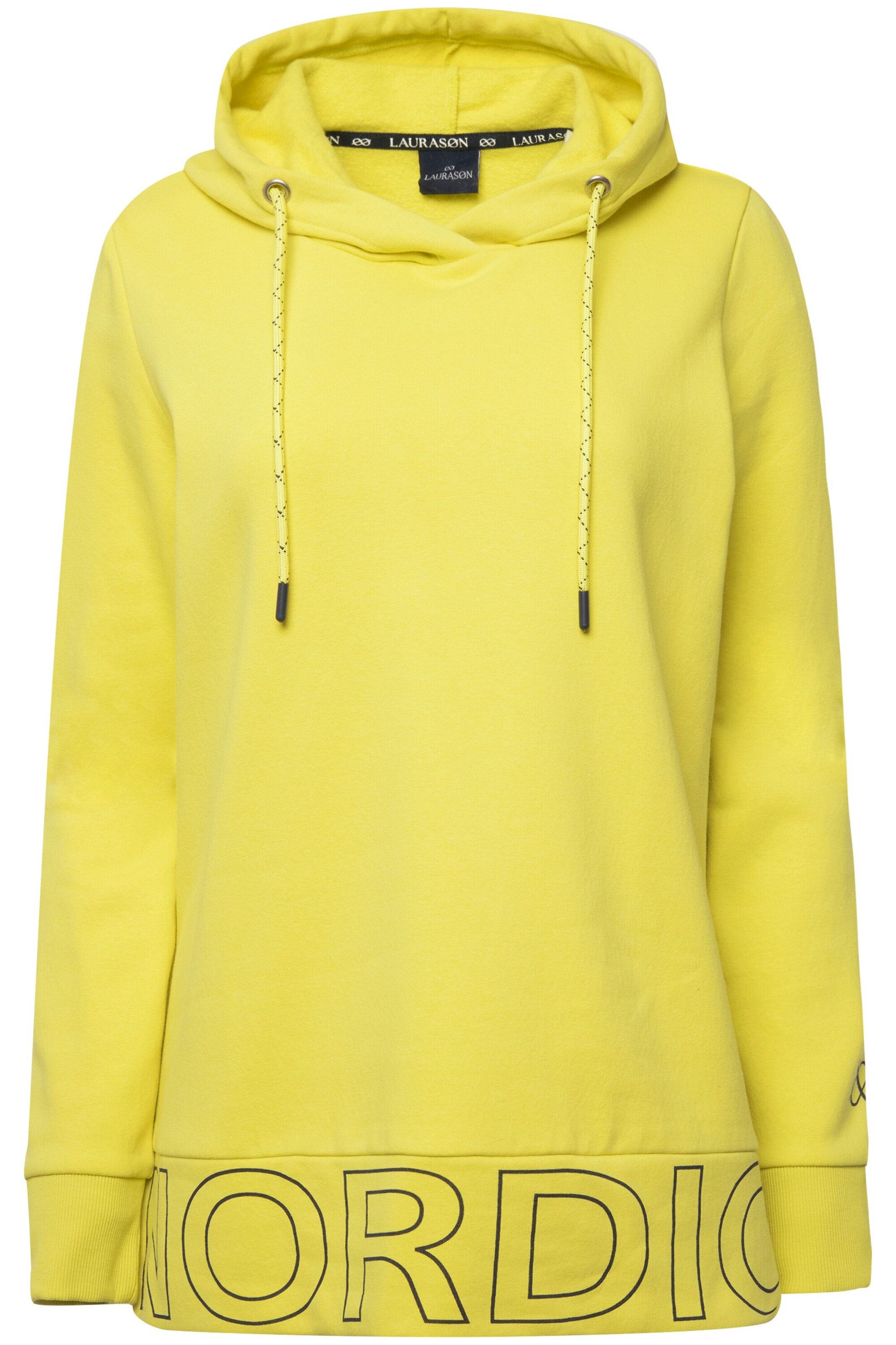 LAURASØN Sweatshirt in Gelb: Vorderseite