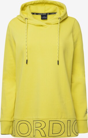 LAURASØN Sweatshirt in Yellow: front