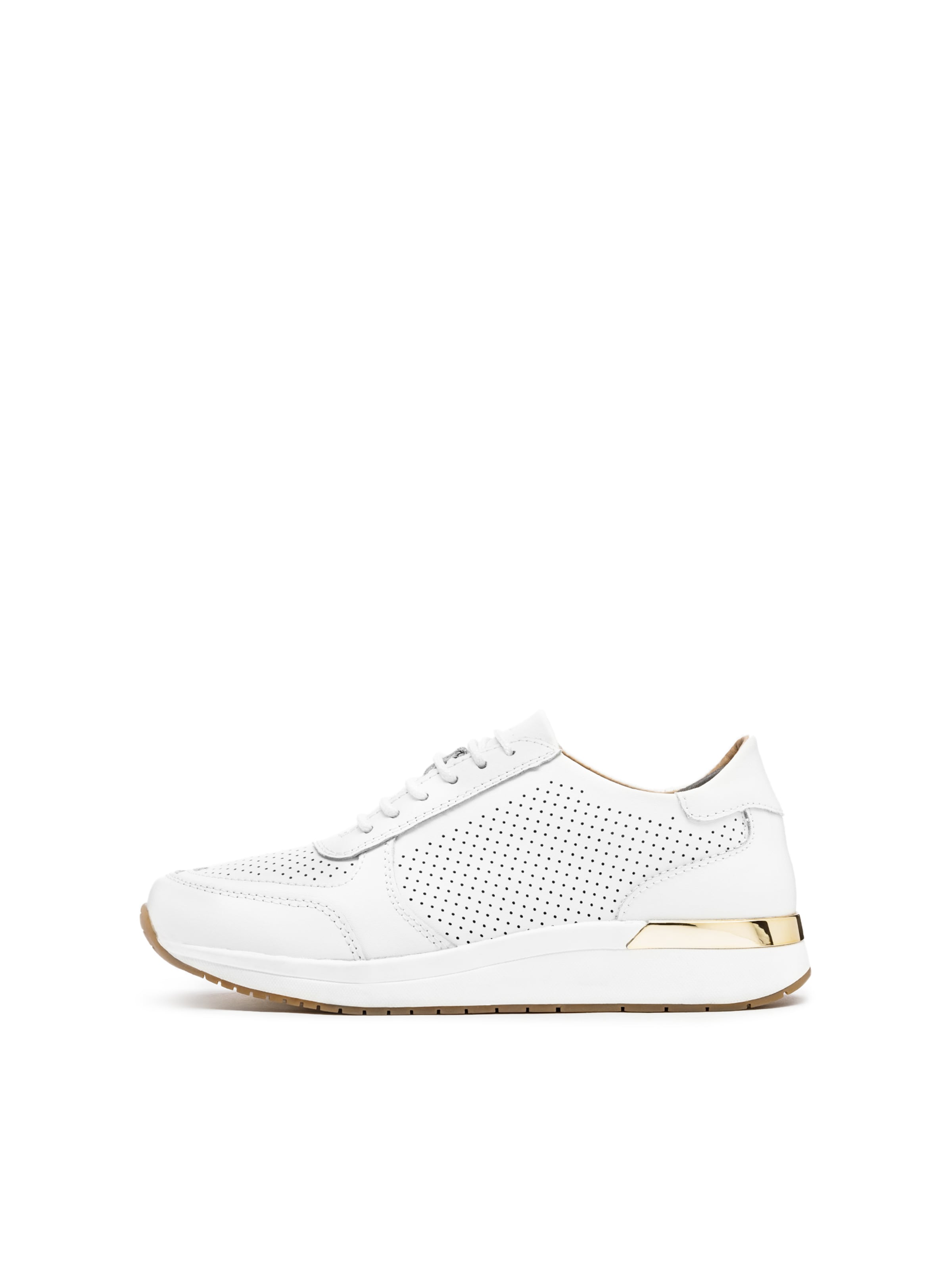Kazar Platform trainers in White: front