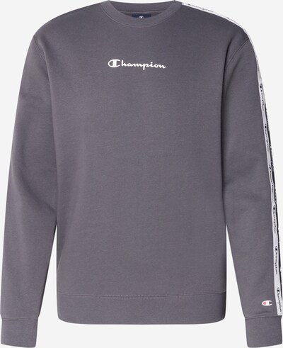 Champion Authentic Athletic Apparel Sweatshirt in dunkelgrau / schwarz / weiß, Produktansicht
