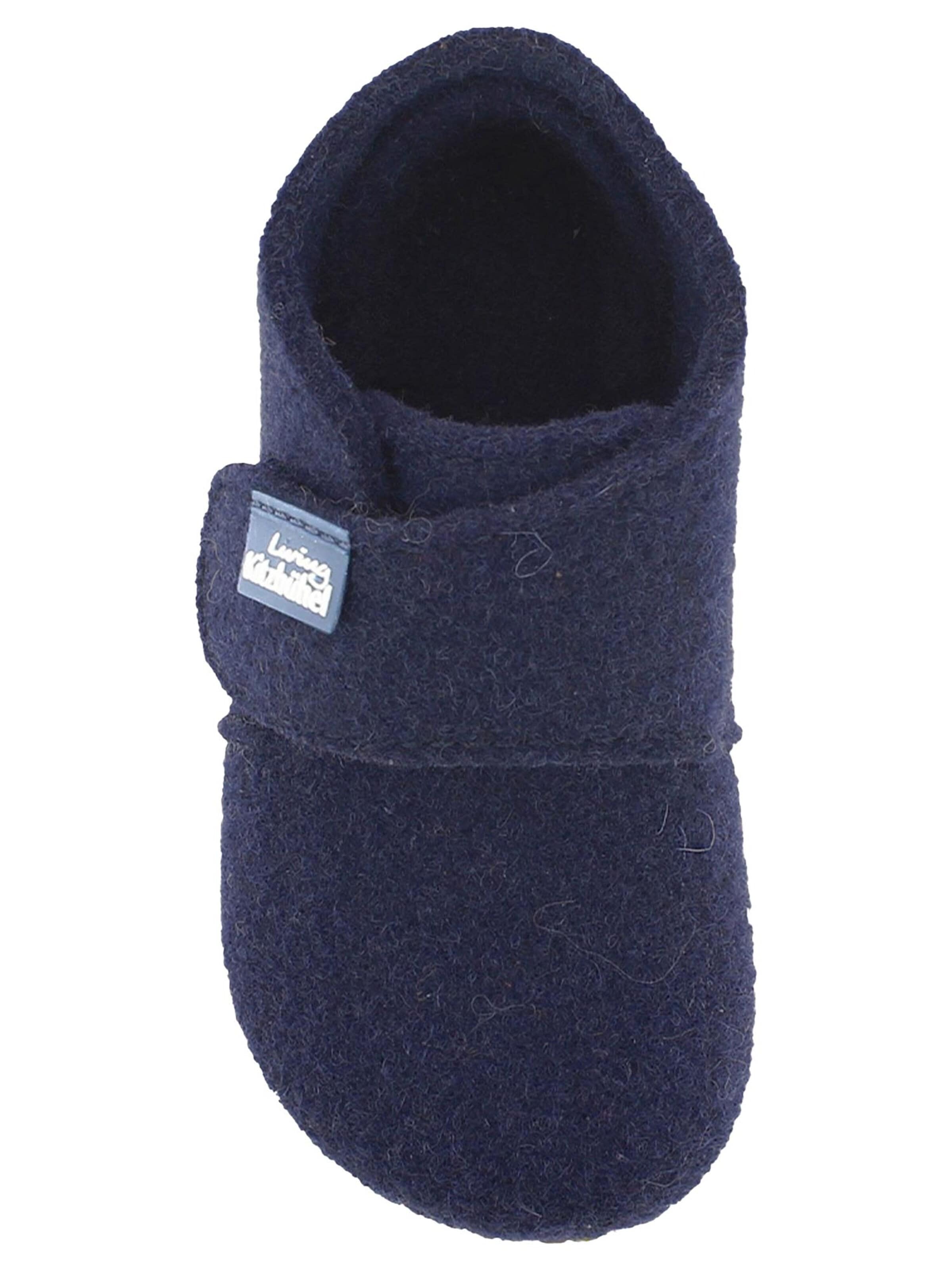 Pantoufle 'Filz' Living Kitzbühel en bleu