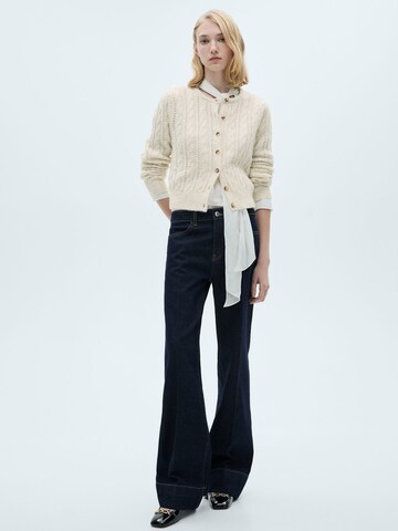 MANGO Strickjacke 'CUCHI' in Beige