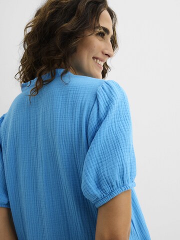 bonprix Blousejurk in Blauw