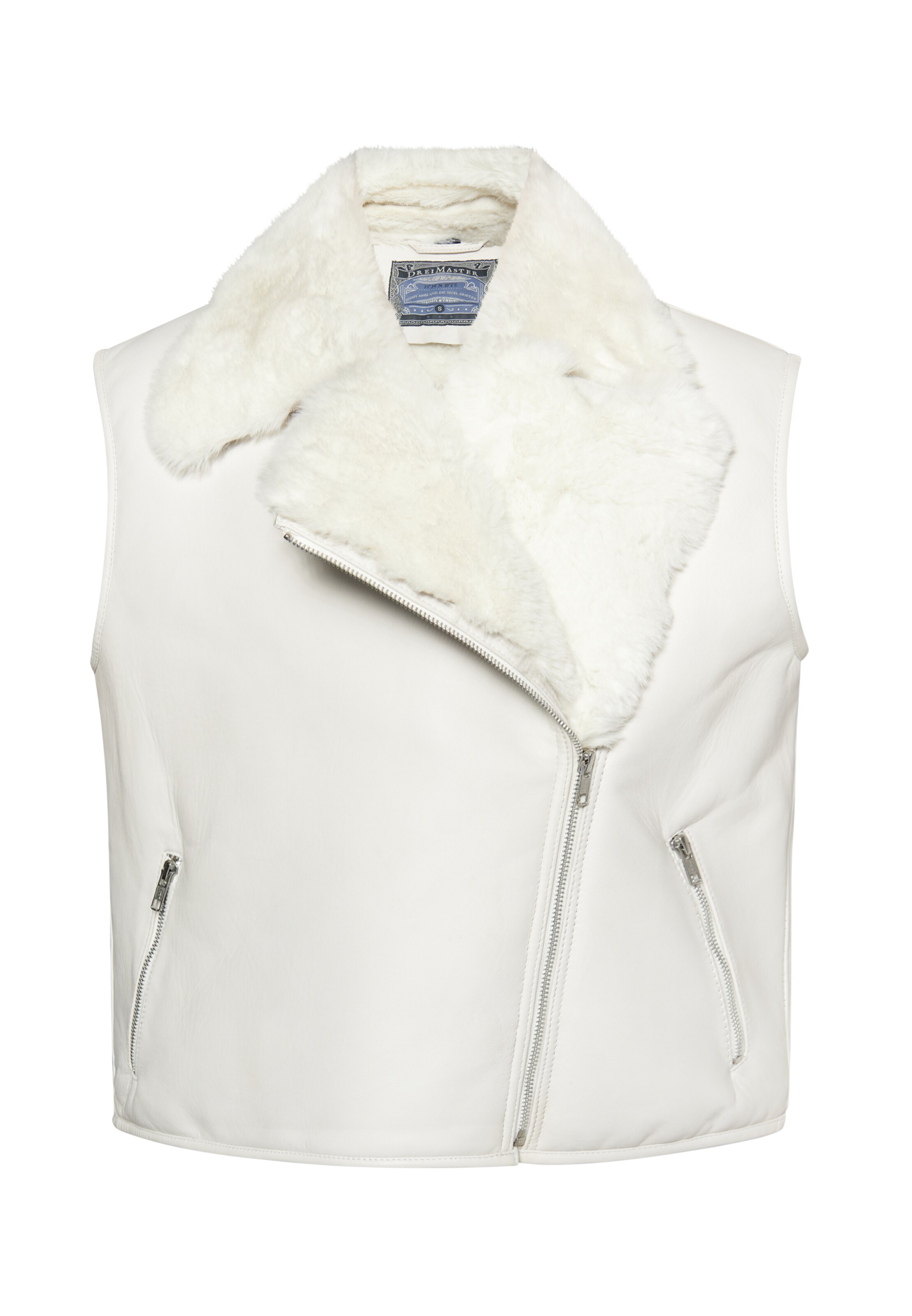 DreiMaster Vintage - Chaleco en blanco: frente