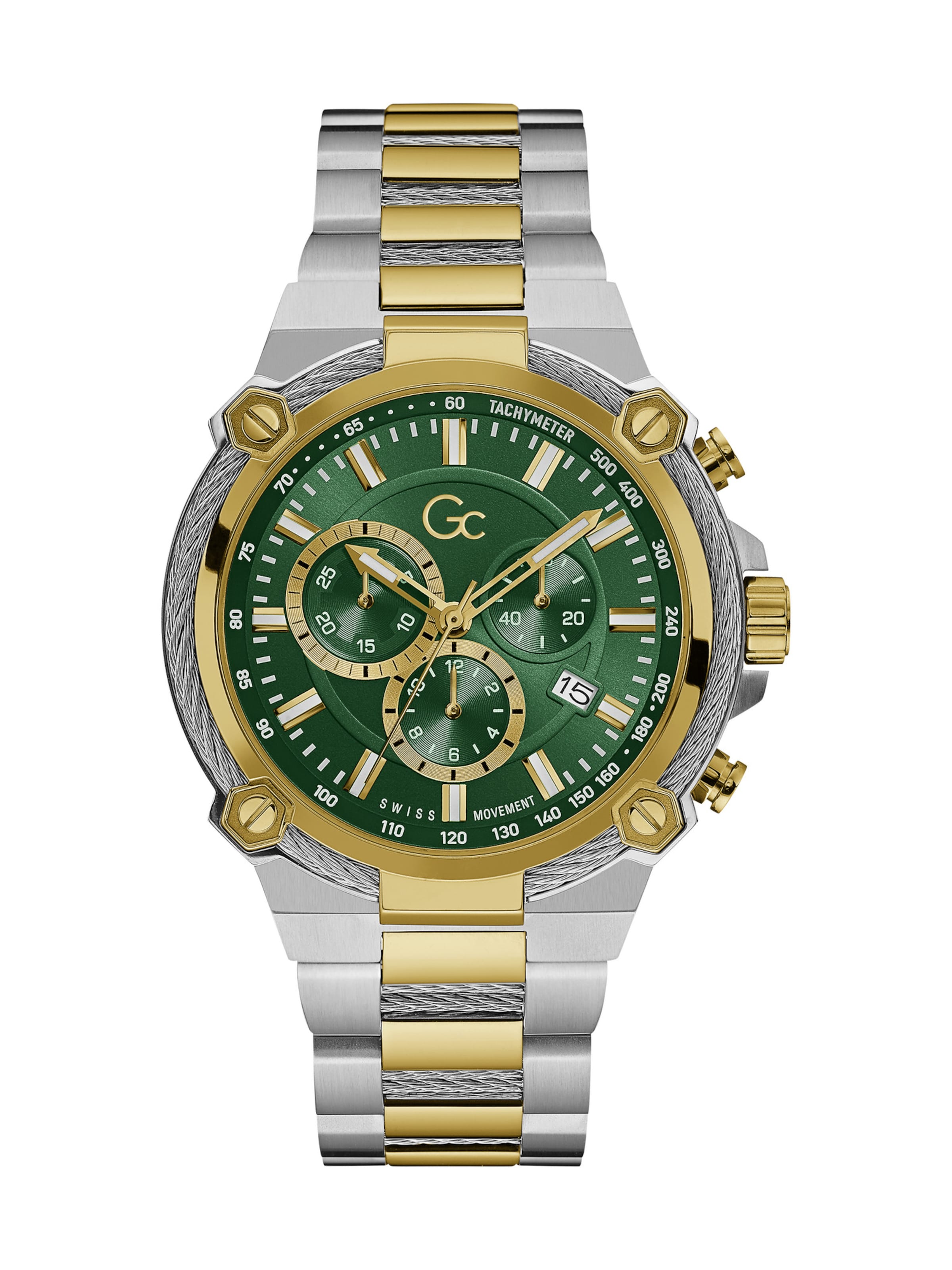 Gc Analogt ur 'CableForce ' i sølv: forside