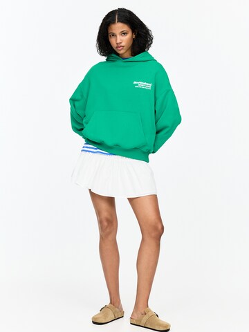 Sweat-shirt Pull&Bear en vert