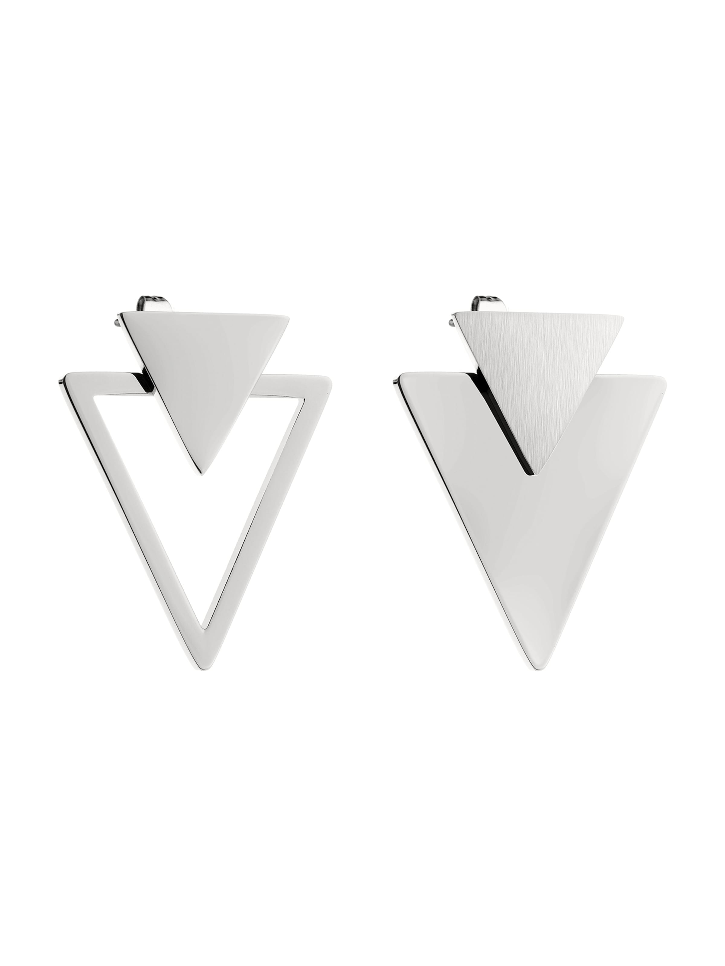 Liebeskind Berlin Earrings 'Dreieck' in Silver: front