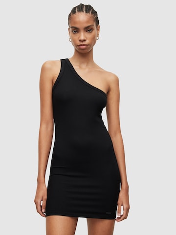 Rochie 'STEF' de la AllSaints pe negru: față