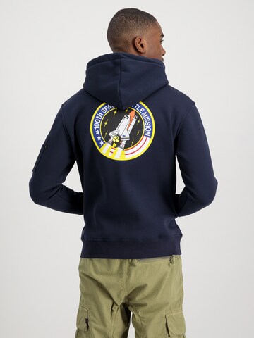 Sweat-shirt 'Space Shuttle' ALPHA INDUSTRIES en bleu