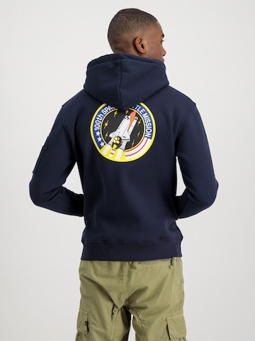 ALPHA INDUSTRIES Sweatshirt 'Space Shuttle' i blå