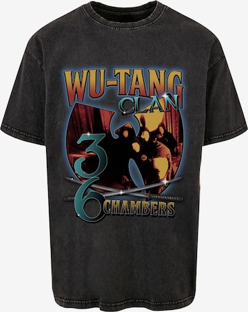 MT Upscale T-Shirt 'Wu Tang 36 Chambers Acid Was' in Schwarz: predná strana