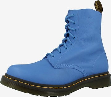 Dr. Martens Lace-Up Ankle Boots 'Pascal' in Blue: front