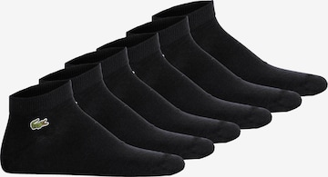 Chaussettes LACOSTE en noir : devant