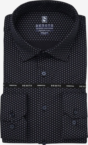 Chemise DESOTO en bleu : devant