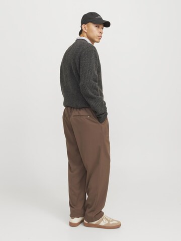 JACK & JONES Loosefit Pantalon in Bruin