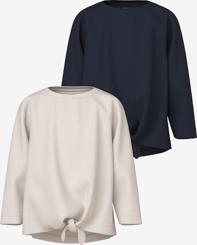 NAME IT Shirt 'VAYA' in de kleur Saffier / Eierschaal, Productweergave