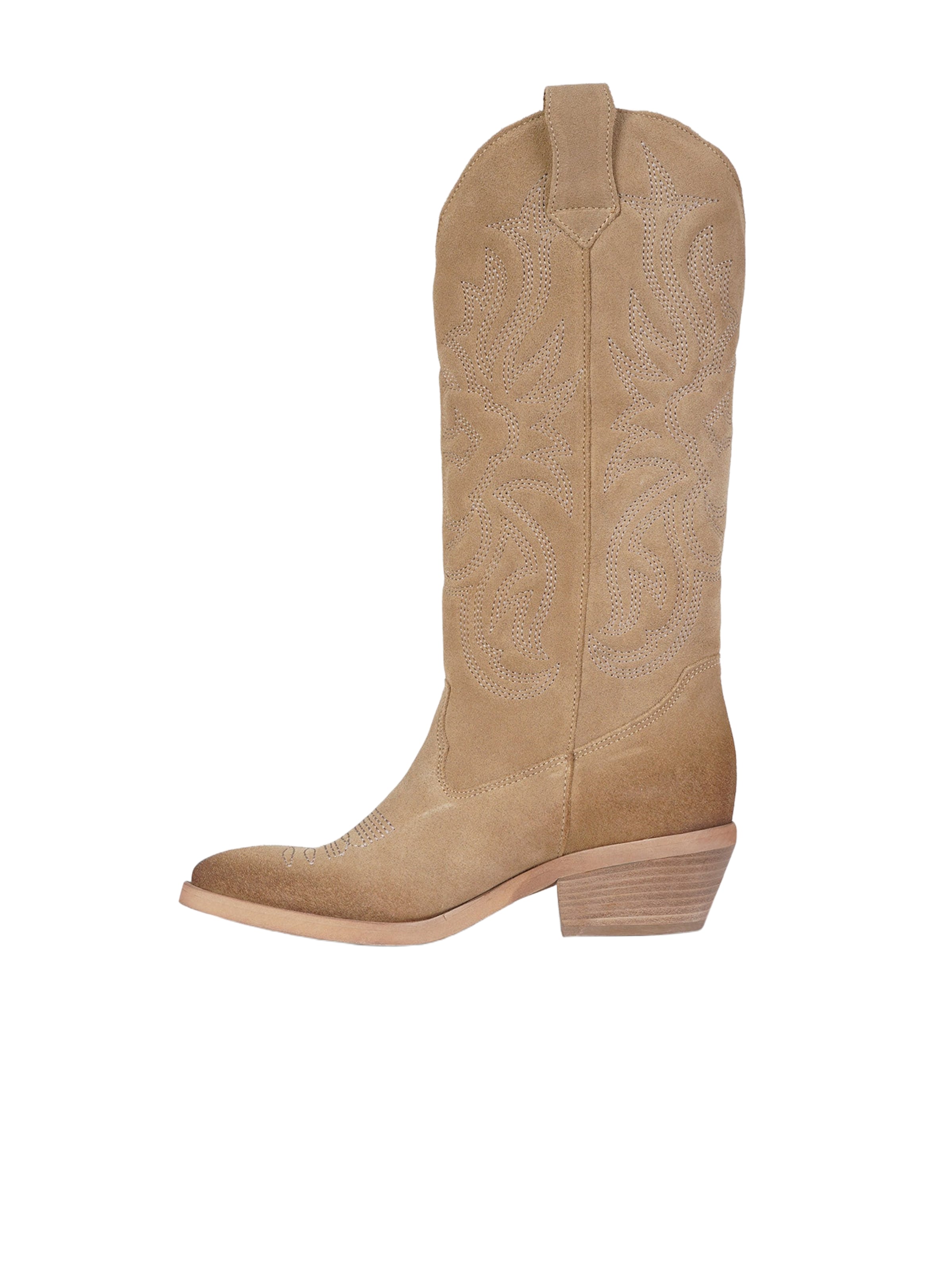 GISEL MOIRE Boots in Beige: voorkant