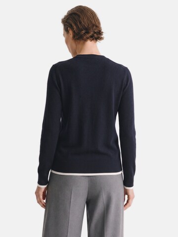 Dine'n'Dance Gebreid vest 'Caya' in Blauw: terug