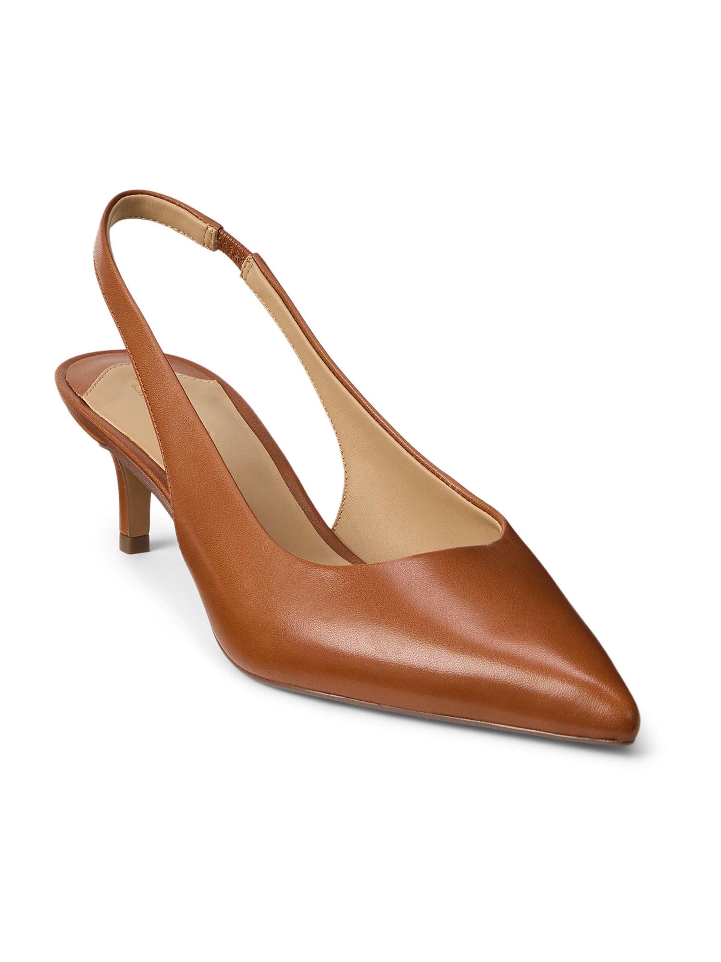 Lauren Ralph Lauren Лодочки с открытой пяткой 'LOLAH' в Коричневый