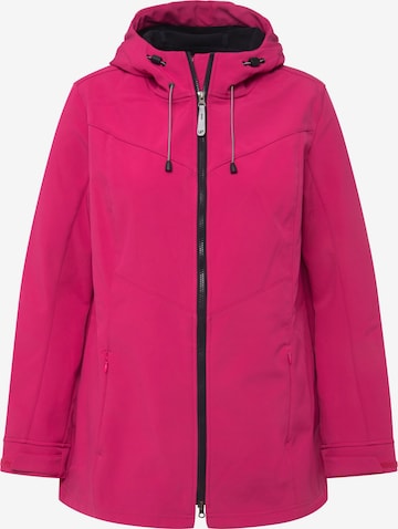 Ulla Popken Performance Jacket in Pink: front